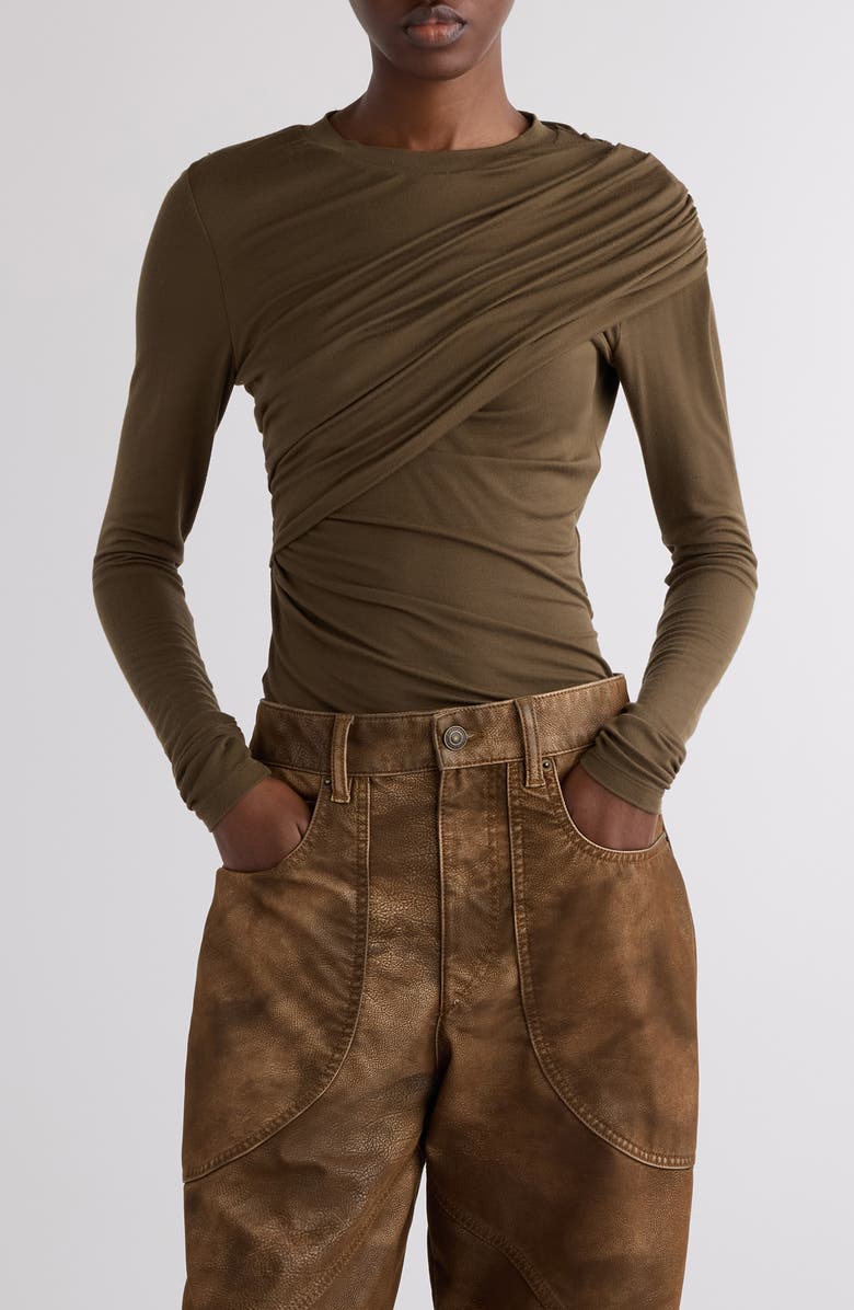 Dressi Draped Jersey Top
