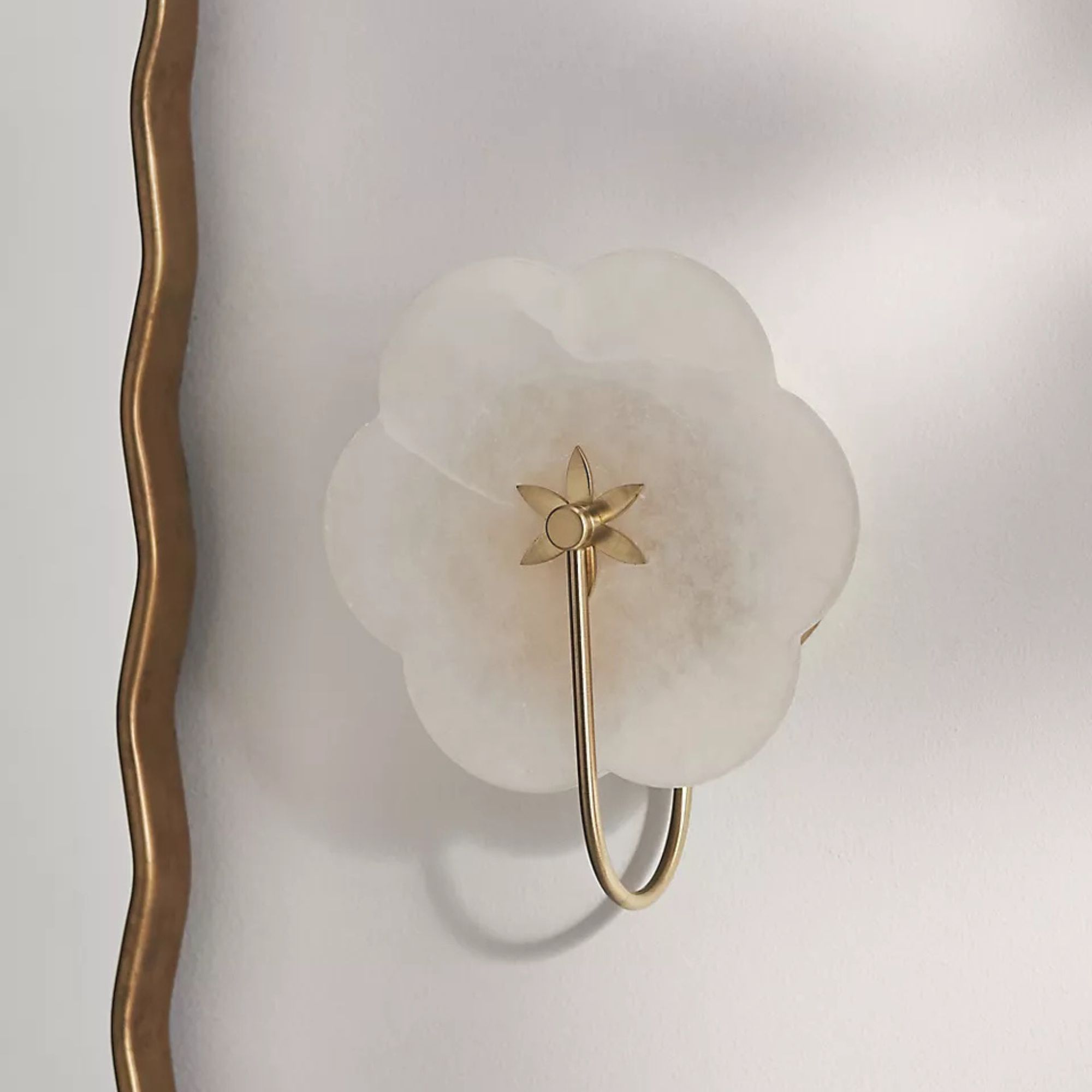 Leela Flower Alabaster Bath Sconce