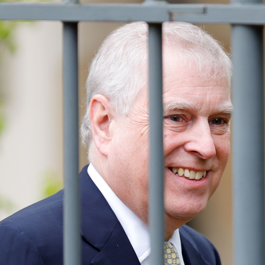 Prince Andrew, Duke of York attends the traditional Easter Sunday Mattins Service at St George's Chapel, Windsor Castle on March 31, 2024 in Windsor, England.