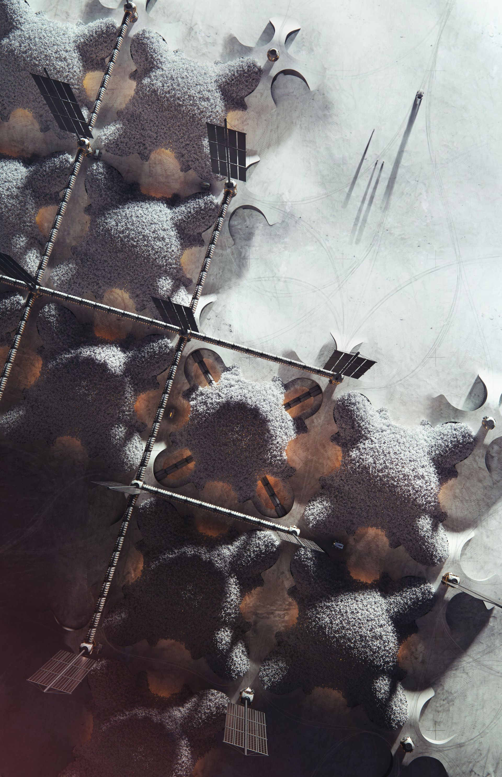 Hassell x ESA Lunar Habitat Master Plan