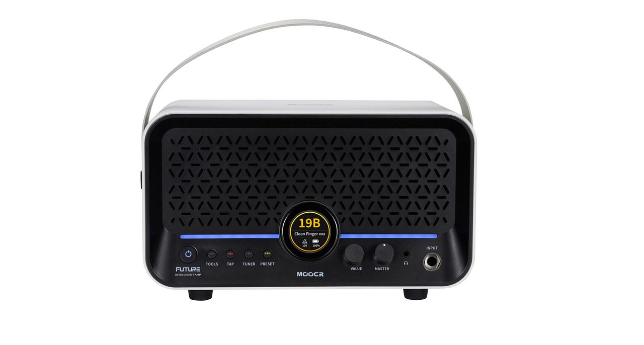 Mooer Audio F15i Li Intelligent Amp: this battery-powered take-anywhere guitar amp is packed with amp and effects models, and is an all-in-one practice solution.