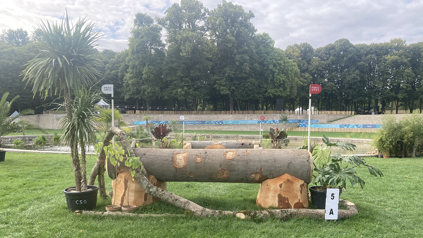 Paris Olympics cross-country course: fence 5a alternative