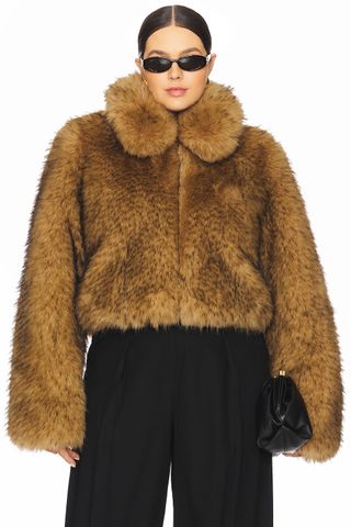 By Marianna Savoie Faux Pelf Jacket