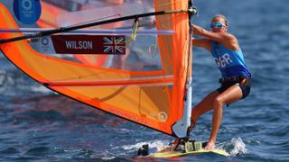 Emma Wilson Team GB windsurfing