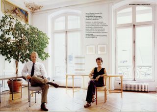 Portrait of Patrick Thomas and Rena Dumas from Wallpaper* October 2006 issue
