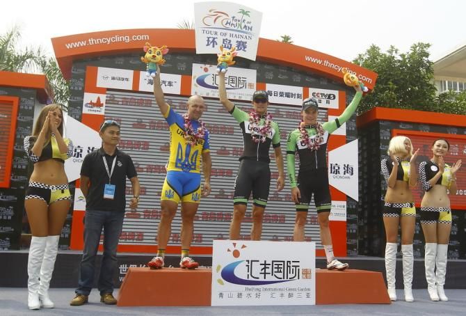 The podium on stage 3