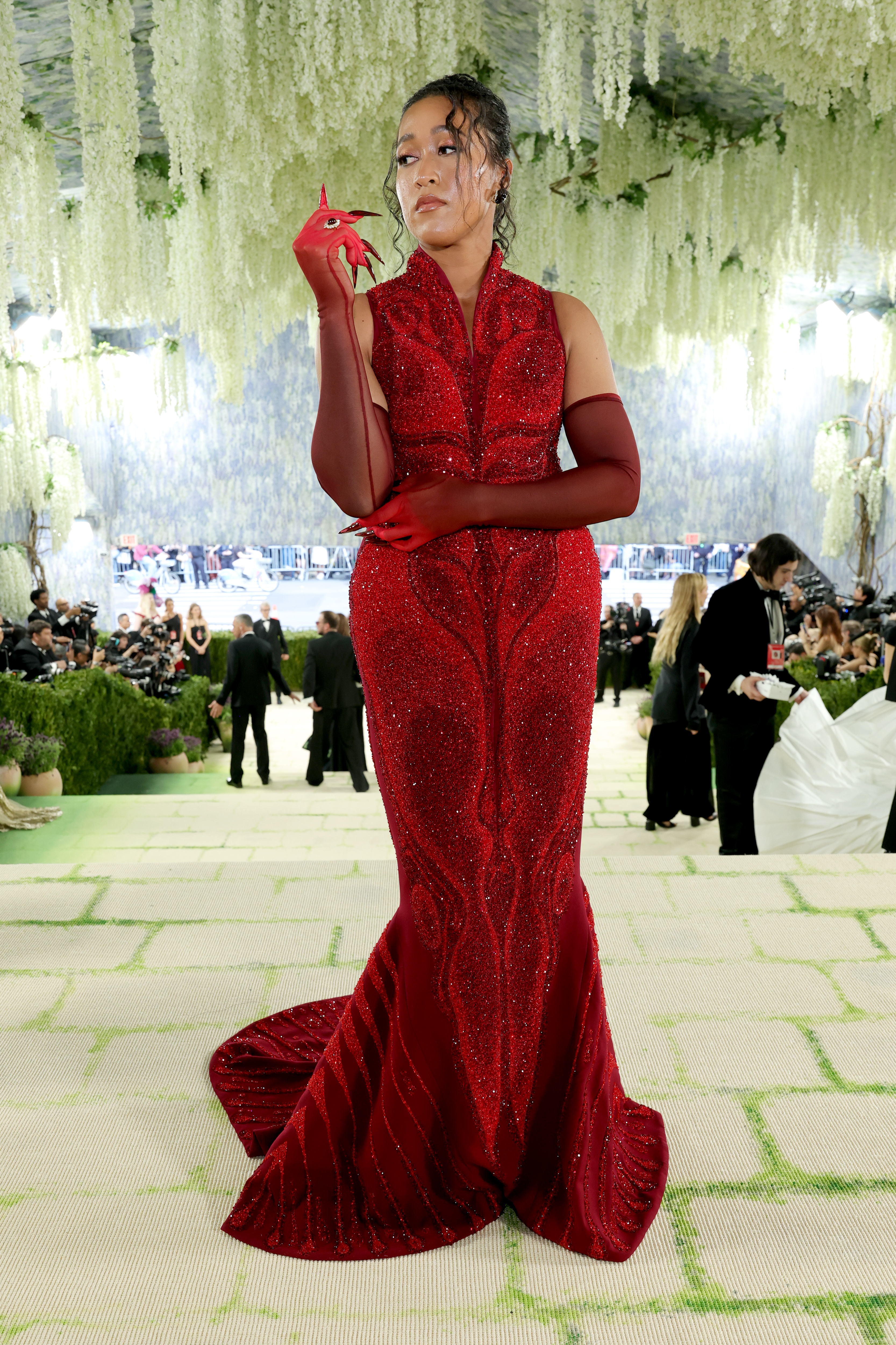 Naomi Osaka wore custom Robert Wun on the 2026 Met Gala red carpet