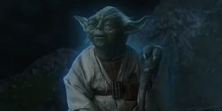 Yoda in Star Wars: The Last Jedi