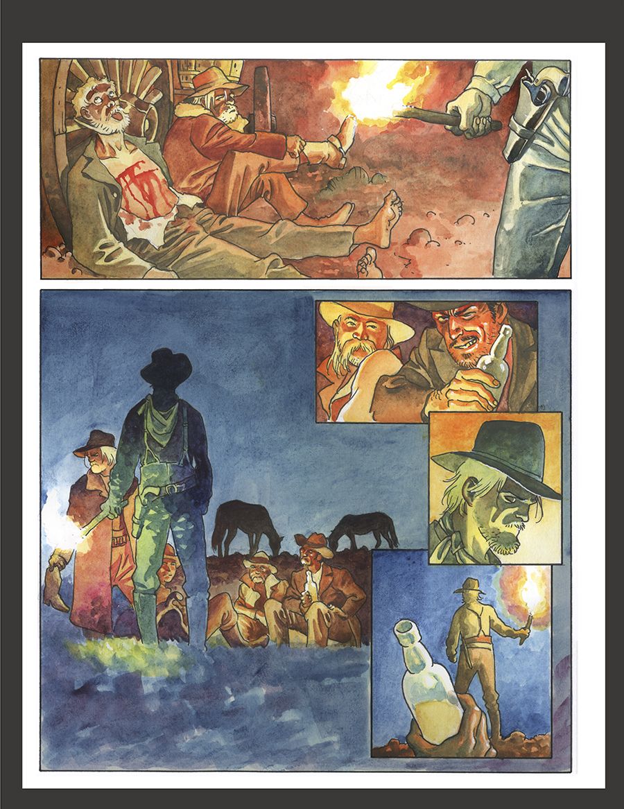 Sample pages from various DSTLRY titles.