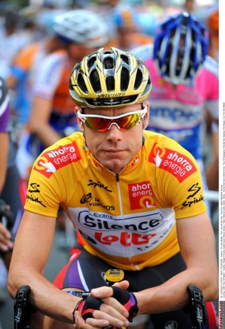 Cadel Evans completed his grand tour leader's jersey collection in 2009 at the Vuelta