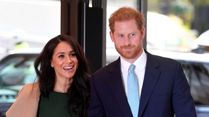 Prince Harry, Duke of Sussex and Meghan, Duchess of Sussex attend the WellChild awards at Royal Lancaster Hotel on October 15, 2019 in London, England