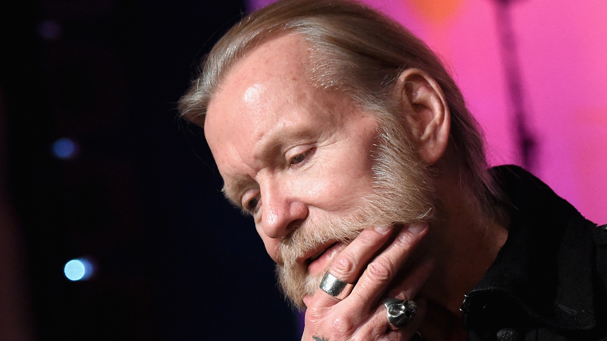 A recent photograph of Gregg Allman