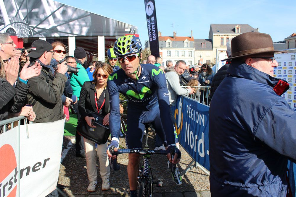 Francisco Ventso makes his way to the sign on podium