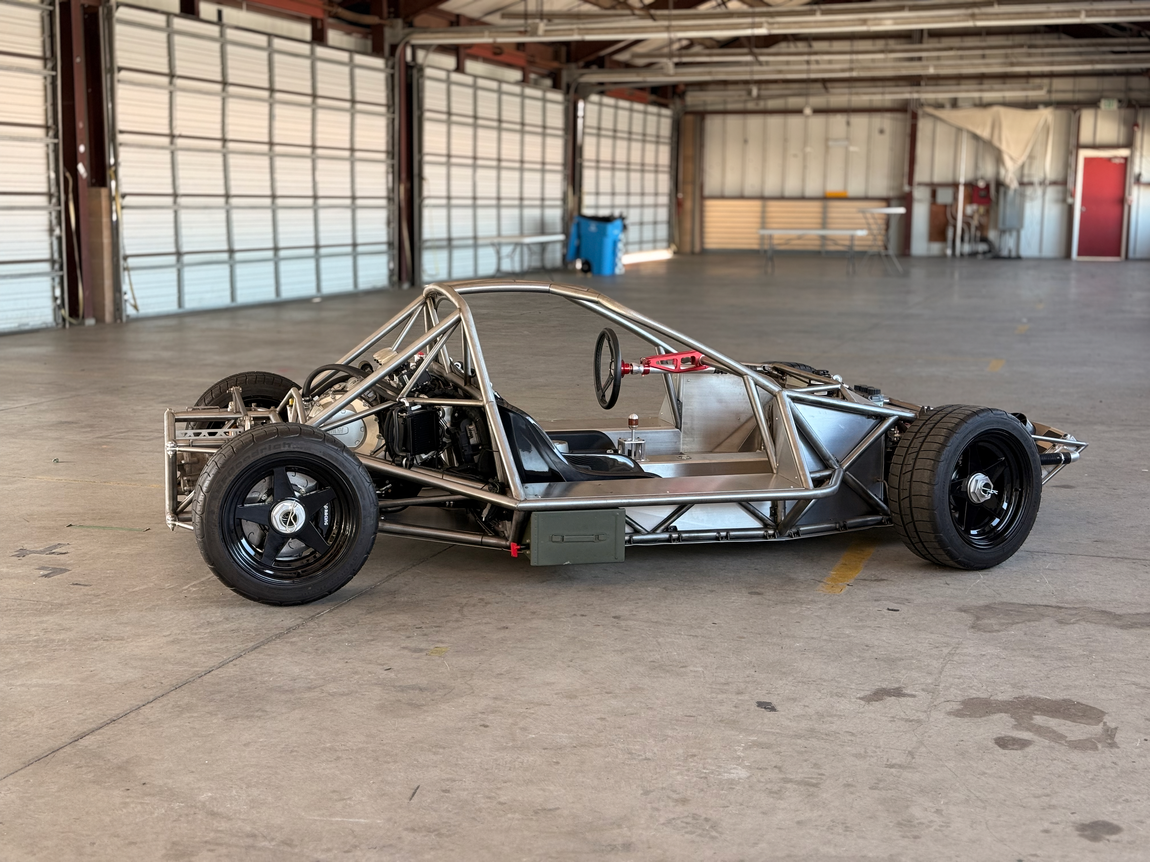 The rolling chassis of Shoreline Bespoke's LM Coupe