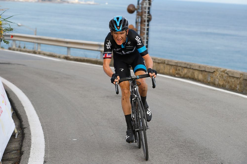 Geraint Thomas made several attacks