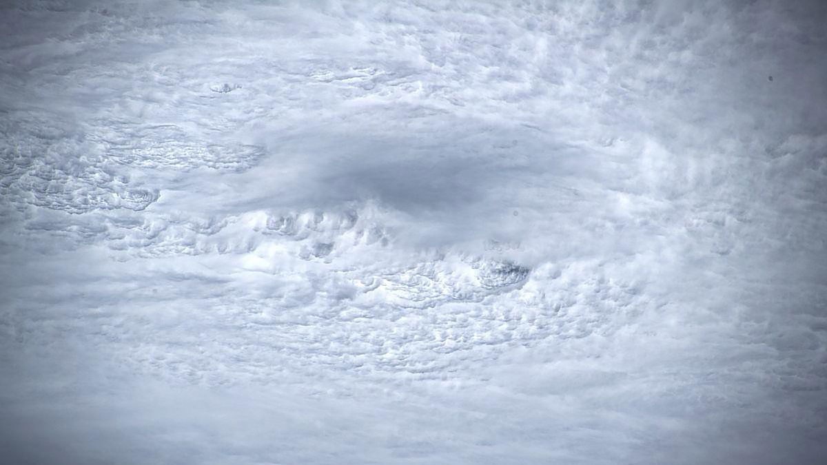 European Space Agency astronaut Luca Parmitano shared this view of Hurricane Dorian from the International Space Station on Sept. 1, 2019.