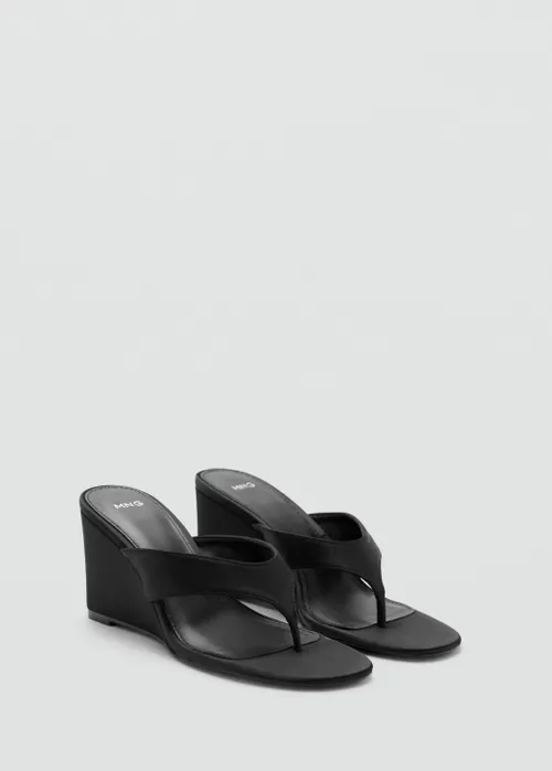 Wedge Sandal With Satin Straps