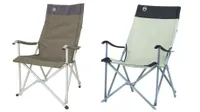 Coleman Sling Chair in khaki and cream versions