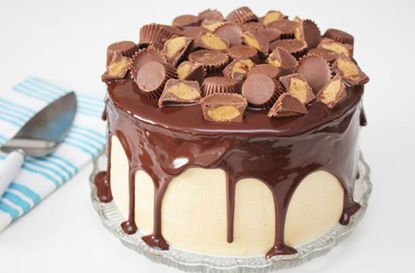 Reese's Pieces peanut butter cake