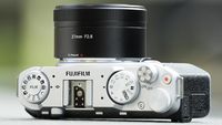 7Artisans AF 27mm f/2.8 II lens mounted on Fujifilm camera