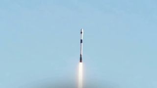 A SpaceX Falcon 9 rocket launches the classified NROL-108 spy satellite into orbit from Pad 39A of NASA's Kennedy Space Center in Cape Canaveral, Florida on Dec. 19, 2020.