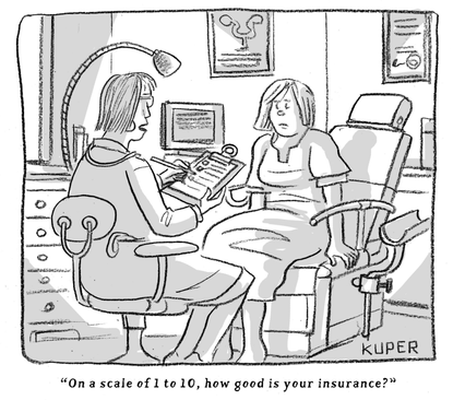 Editorial Cartoon U.S. health insurance&nbsp;