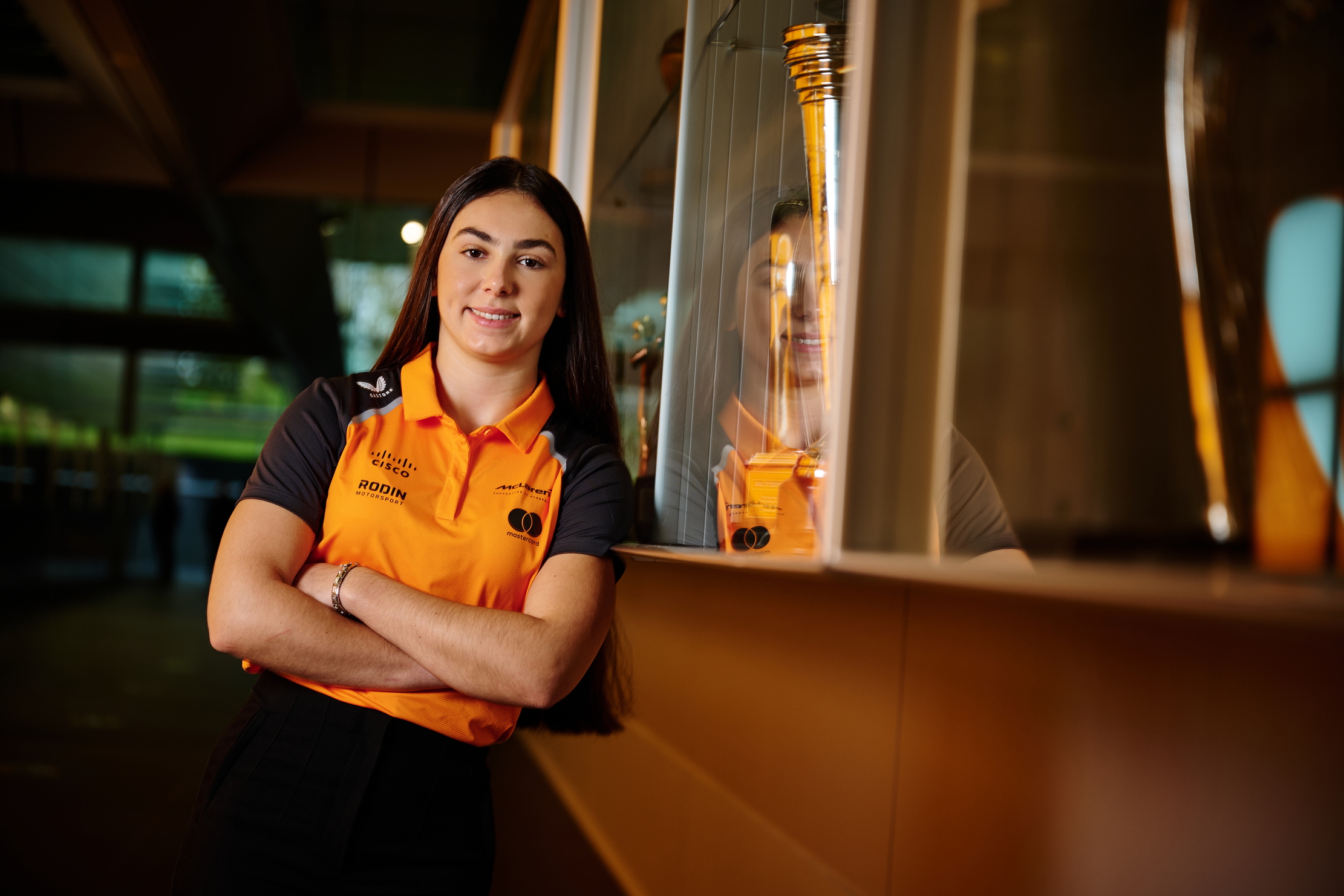 Images of the three Ellas at The McLaren Technology Centre