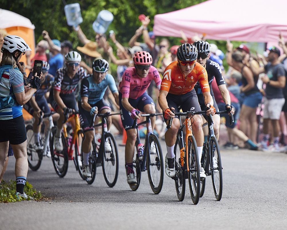 Magnus Sheffield at the elite men's road race at the USA Cycling Pro Road Championships 2021