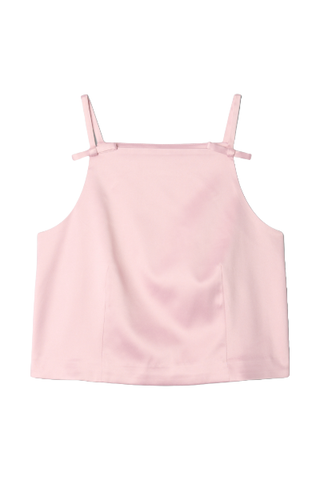 Gap Satin Square-Neck Bow Top (Was $60) 