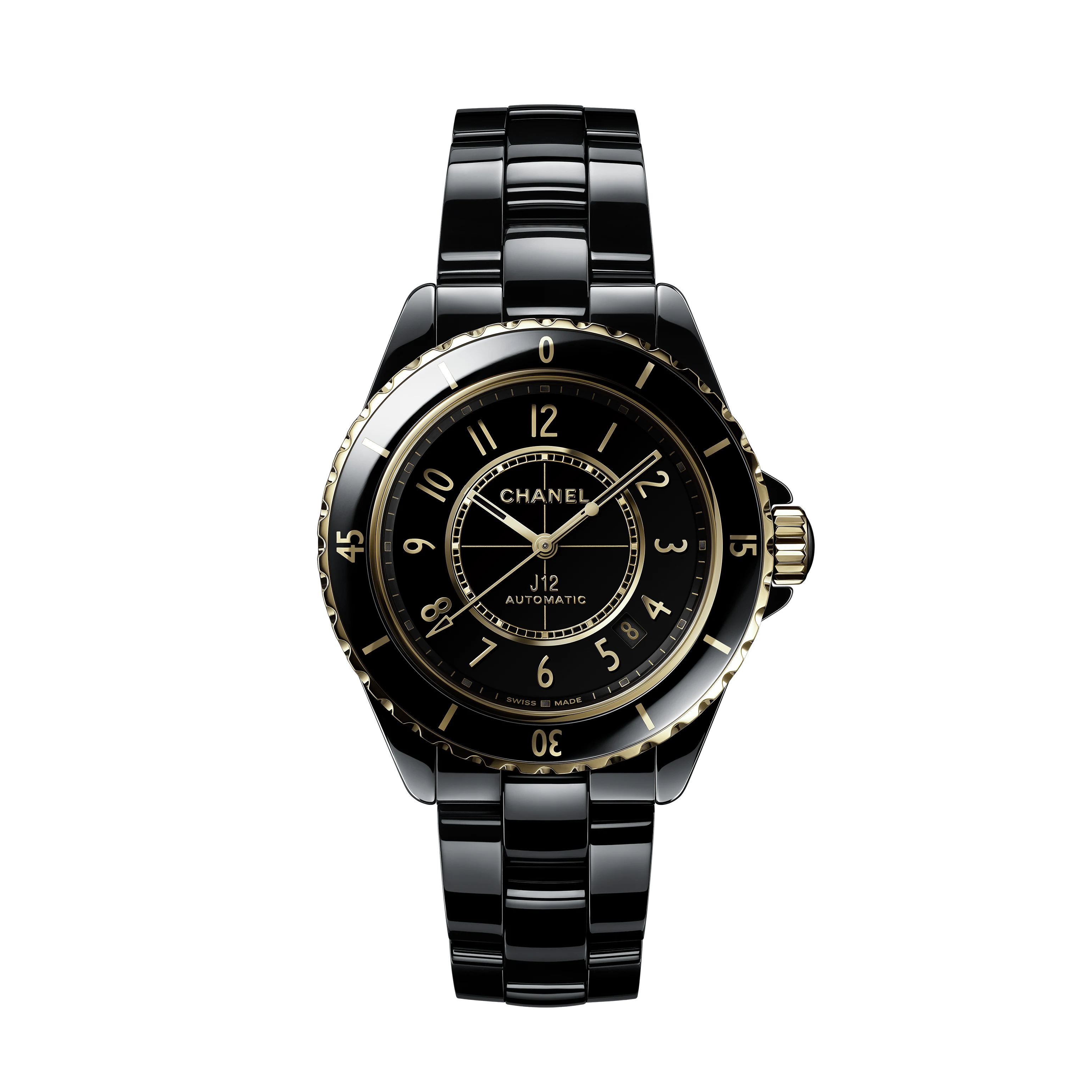 Chanel, J12 Watch Caliber 12.1, 38 MM in Black