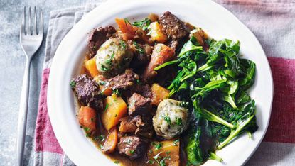 Slimming World's beef stew and parsley dumplings
