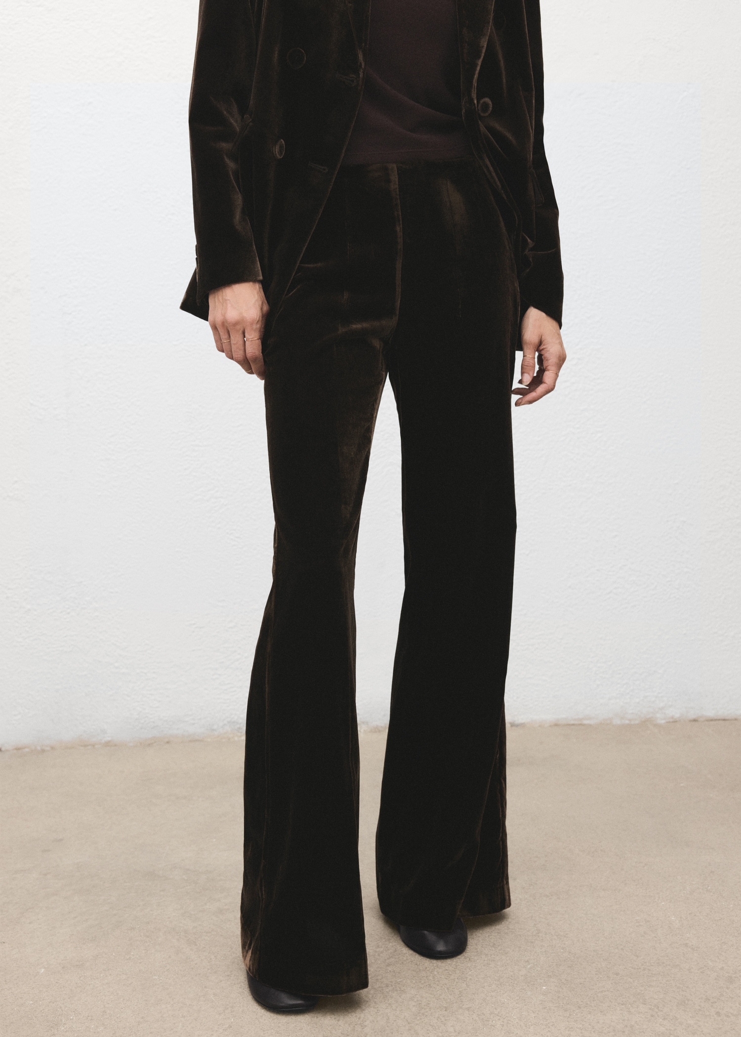 Velvet Suit Pants - Women | Mango Usa