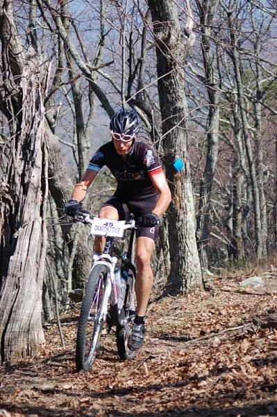 David Wood rode to a second place finish.