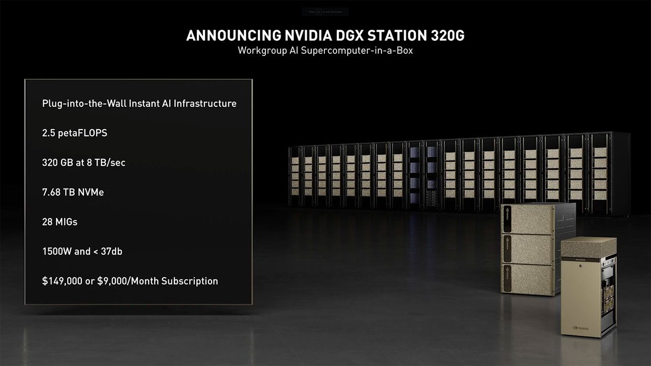 Nvidia DGX Station A100 320G