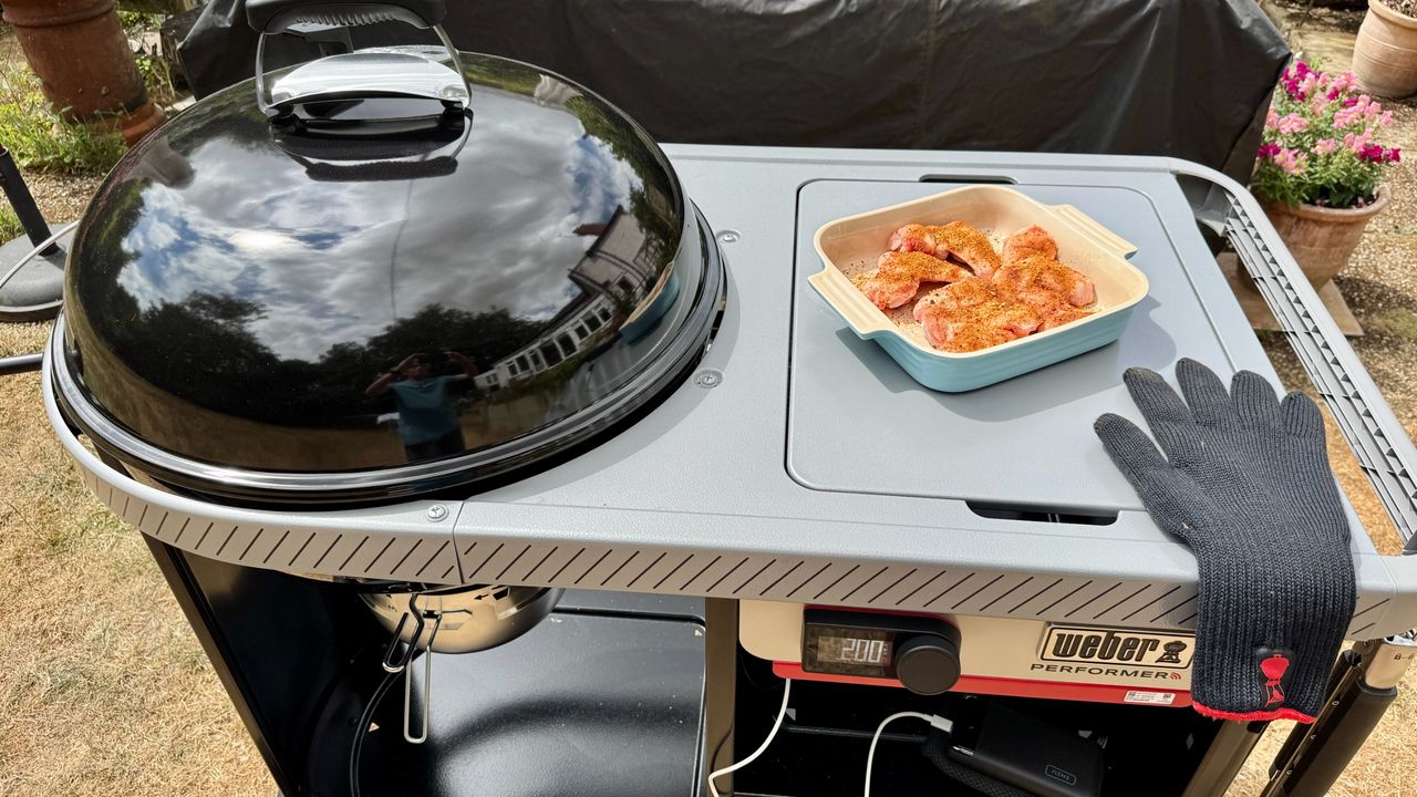 Weber Performer Premium Smart charcoal barbecue tested and reviewed in the UK