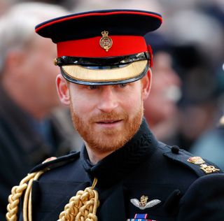 rince Harry, Duke of Sussex attends the 91st Field of Remembrance at Westminster Abbey on November 7, 2019 in London, England