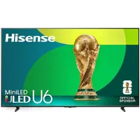 Hisense 55-inch Class U6 Series Mini-LED 4K UHD QLED TV |$799.99$397.99 at AmazonSave $402 Hisense 55-inch Class U6 Series Mini-LED 4K UHD QLED TV |$799.99$397.99 at AmazonSave $402