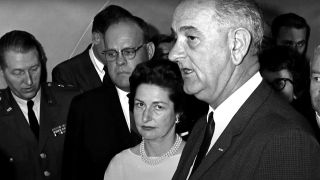 Lady Bird and Lyndon Johnson in the Lady Bird Diaries