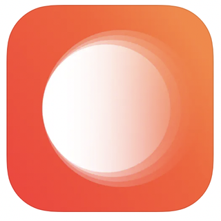 A screenshot of the Superhuman app logo from the Apple App Store.