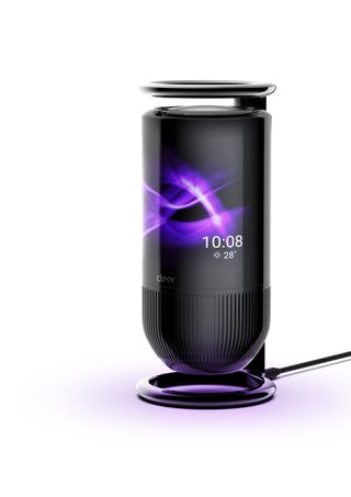 This smart speaker delivers 360-degree sound via a ringed 3.1-channel array with a passive radiator. Its curved 7.8-inch display, meanwhile, lets consumers stay connected and even view song lyrics to sing along. Features include built-in voice control with Alexa compatibility, LED lighting, Wi-Fi and Bluetooth 4.2. The projected price is $999, said the company.