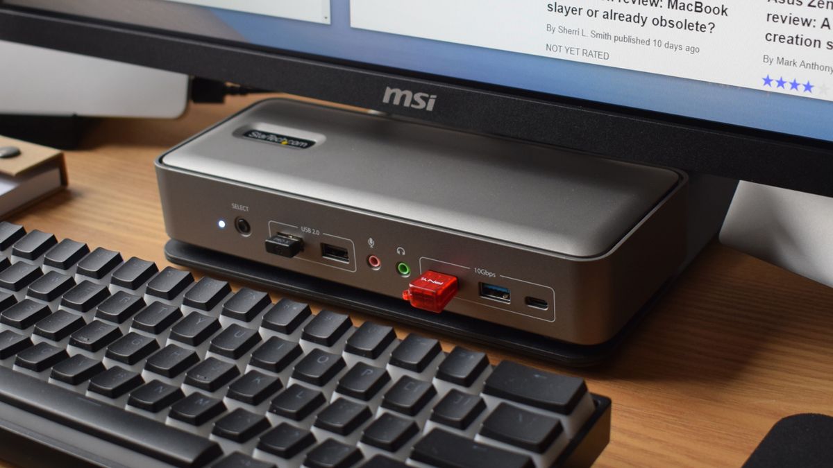 StarTech Dual-Laptop USB-C KVM Docking Station review: Twice the hosts ...