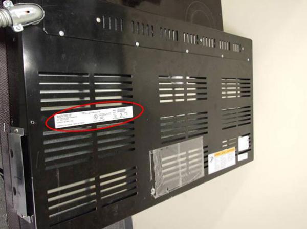Cooktop serial plate