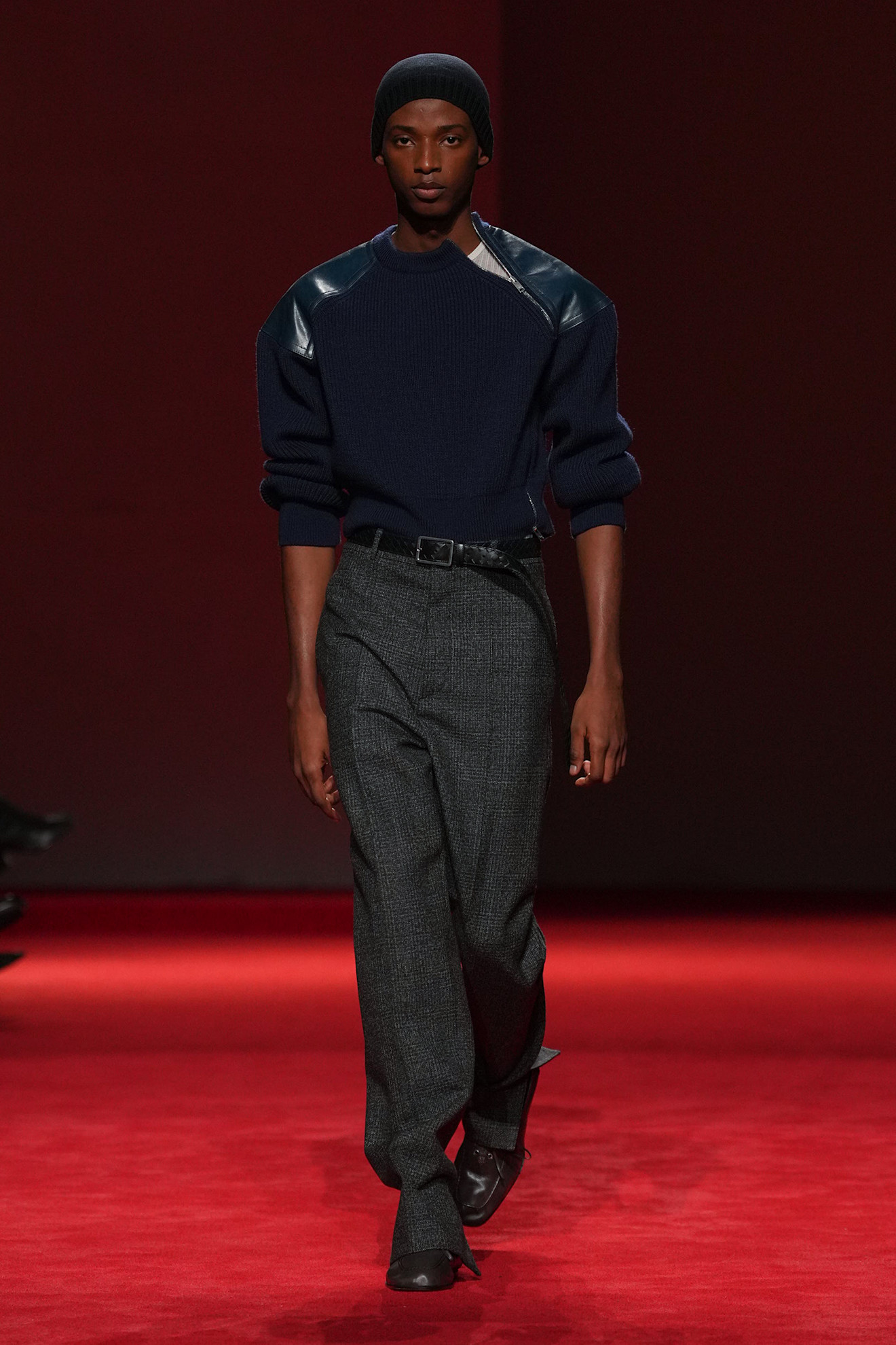 models on the Bottega Veneta Fall 2026 fashion show runway