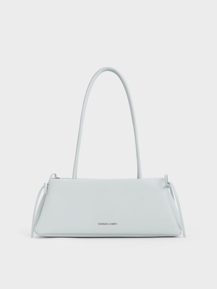 Charles &amp;amp; Keith, Hazel Bow Elongated Trapeze Shoulder Bag