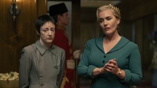 Andrea Riseborough and Kate Winslet in The Regime