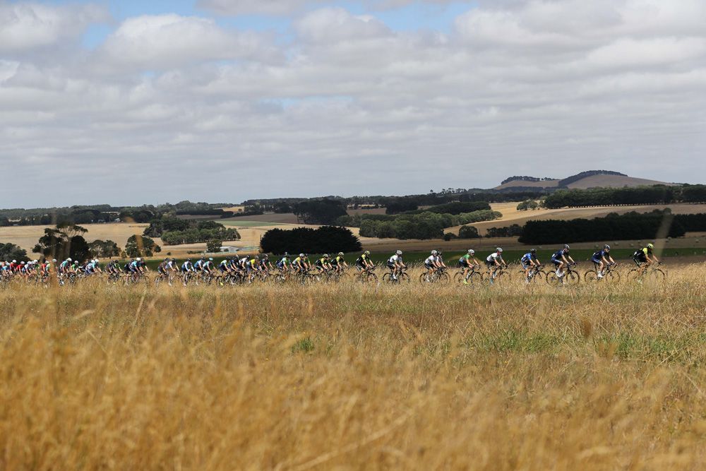 The sun was out for the Herald Sun Tour