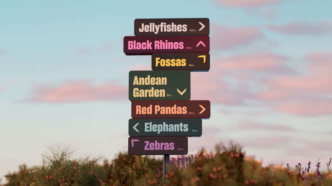 Chester Zoo branding