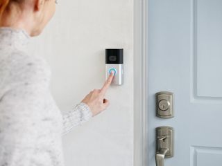 Ring Video Doorbell 3 Pressing Button