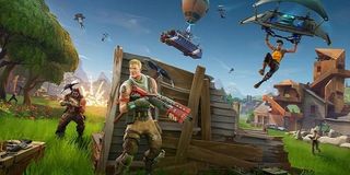Players gather for battle in Fortnite: Battle Royale.