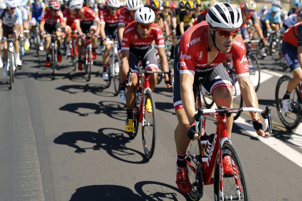 Trek-Segafredo tried to bust things up in the last 30km